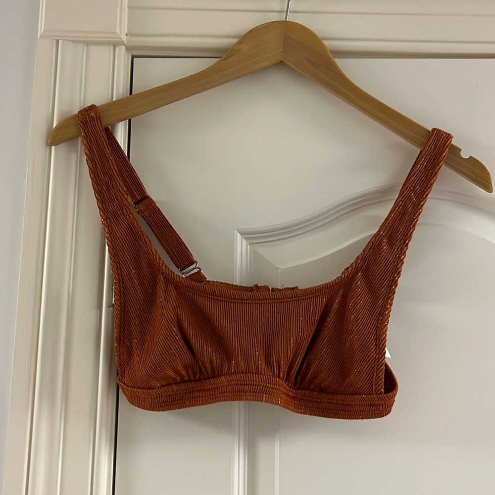 Target Bronze and Gold Bikini Top